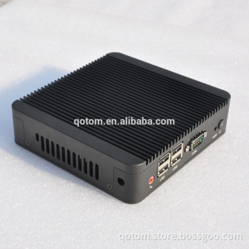 QOTOM Win 8.1 Mini PC Core i3 / Celeron 1037u processor 2GB RAM 128GB SSD VGA mini pc 2 lan port